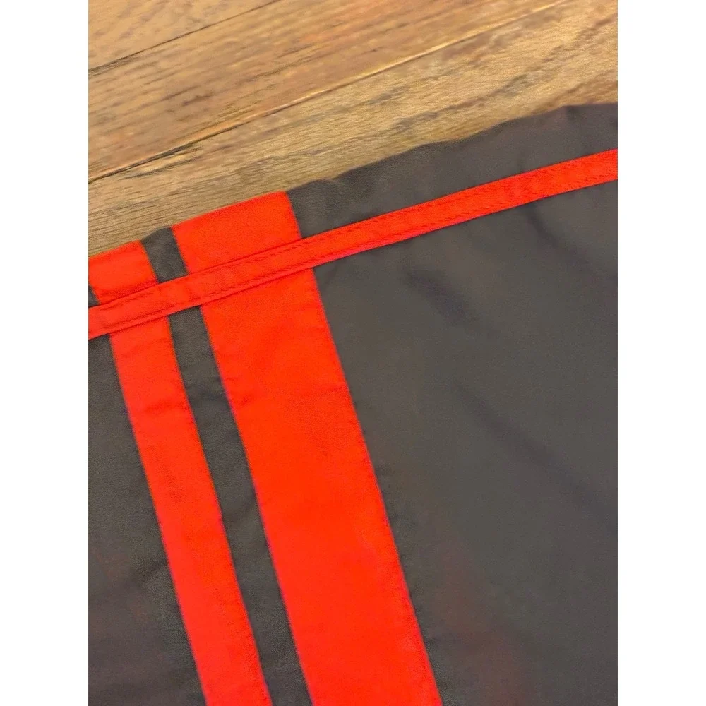 Laguna Grey Red Striped Board Shorts Swim Trunks Size M 10/1